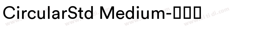 CircularStd Medium字体转换